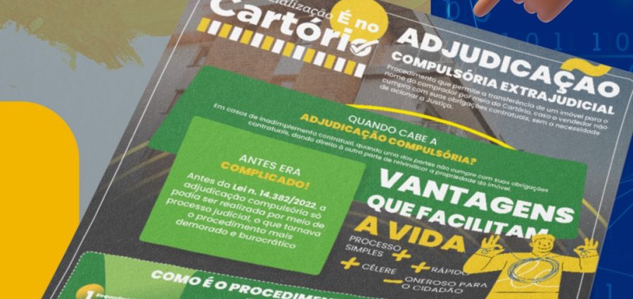 ANOREG/BR disponibiliza infográfico sobre Adjudicação Compulsória Extrajudicial