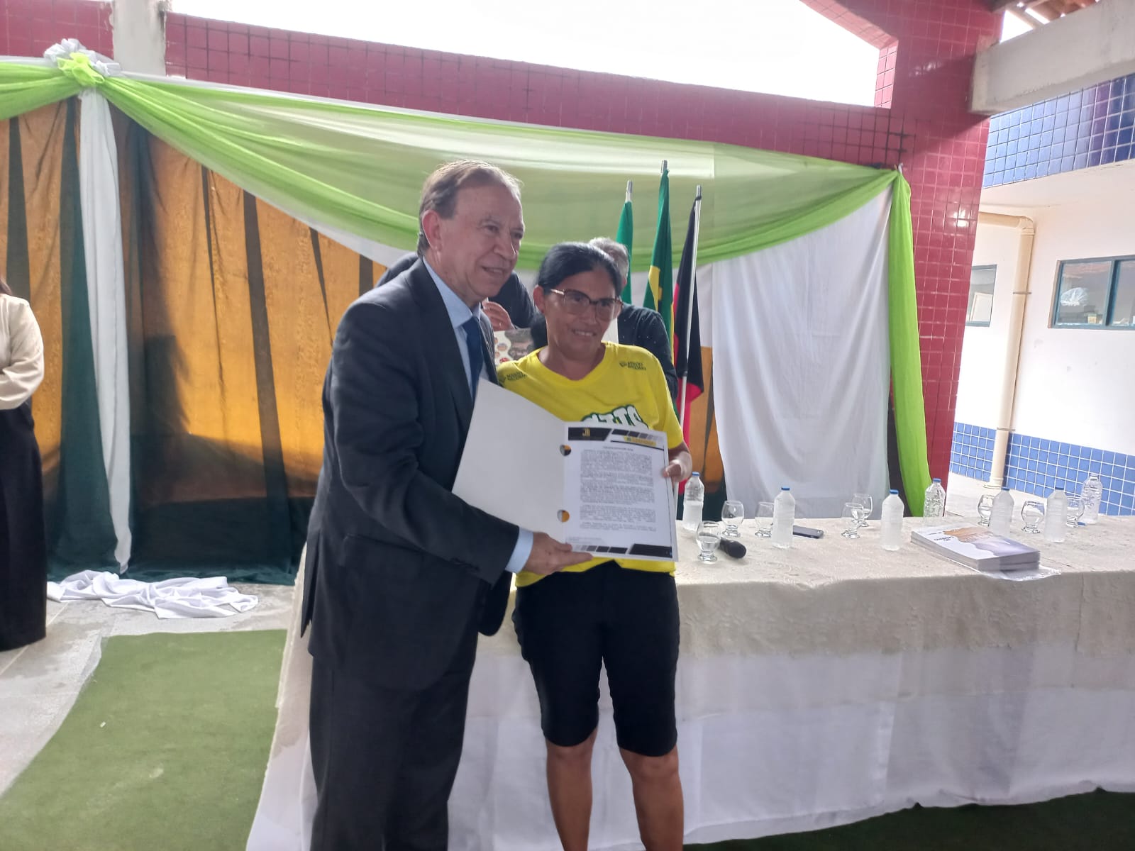 Corregedoria participa da solenidade de entrega de escrituras no Município de Pitimbu