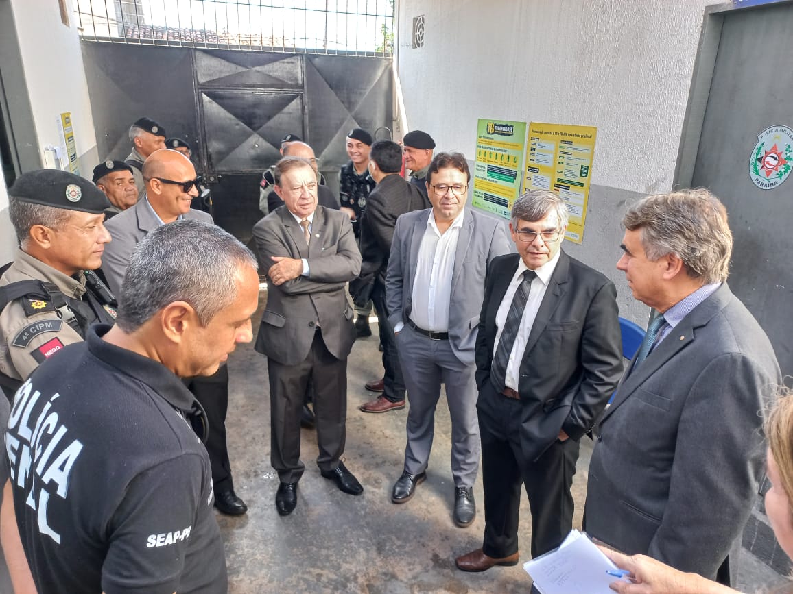 GMF e Corregedoria realizam inspeção conjunta na Cadeia Pública de Bayeux