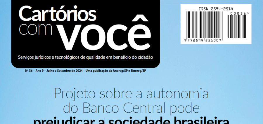 Confira a nova edição da Revista Cartórios com Você