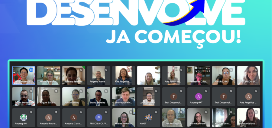 Primeiro treinamento do Programa Desenvolve reúne ANOREGs e Sindicatos para capacitação em Planejamento Estratégico