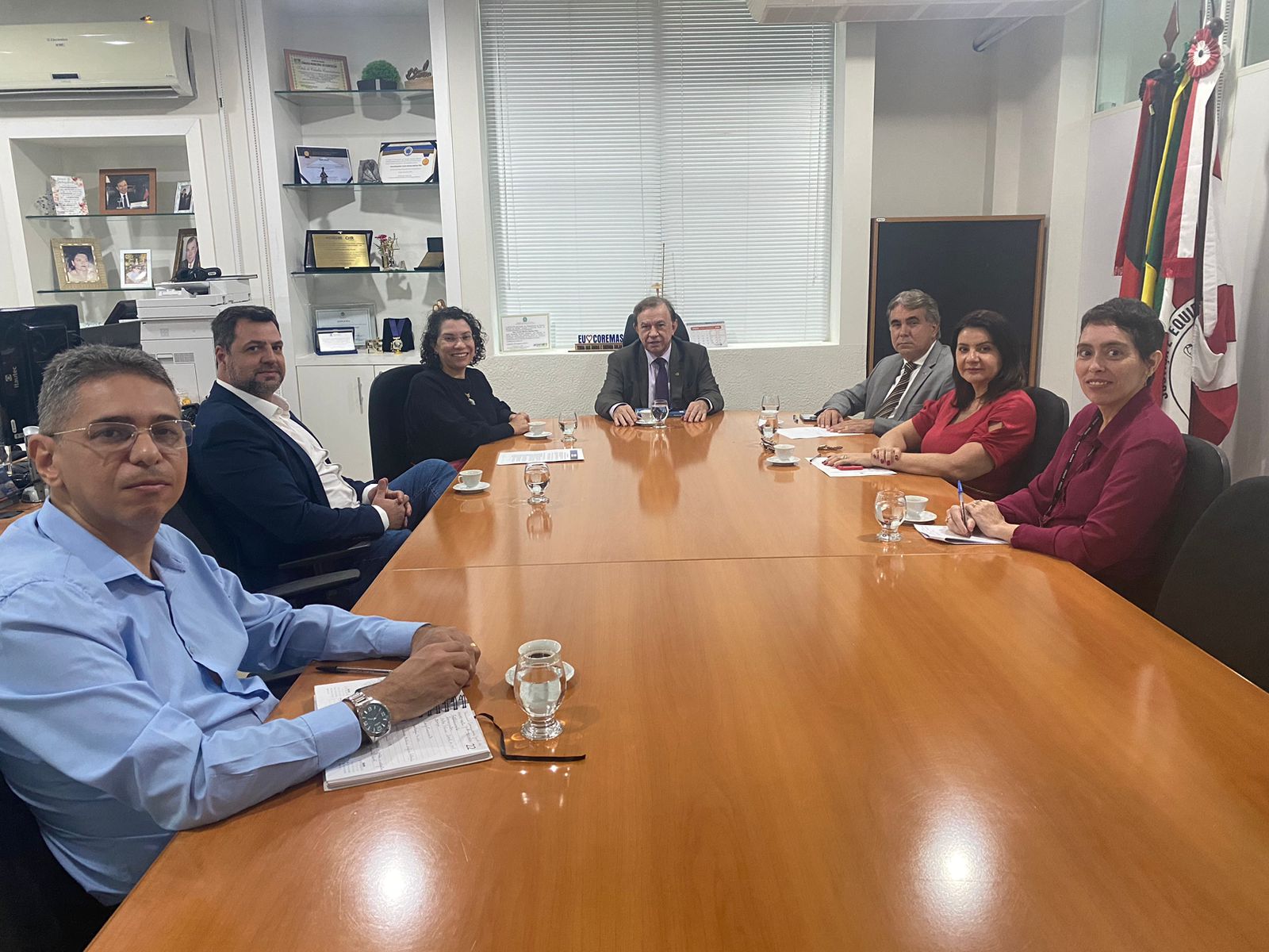 Produtividade e fluxos de procedimentos são tratados em reunião entre CGJ e Polícia Civil